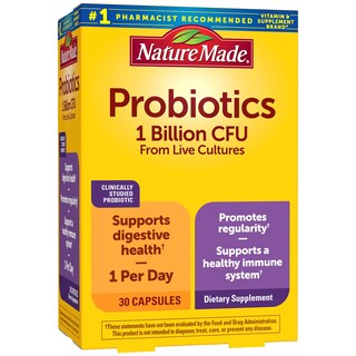 Foto 1 | Cápsulas Probióticas Nature Made, Mil Millones De Cfu, 30 Cápsulas - Venta Internacional.