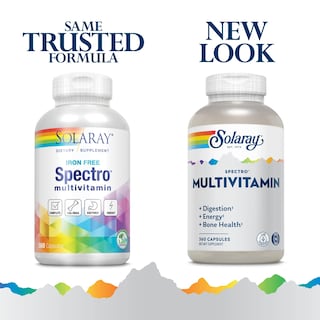 Foto 2 | Suplemento Multivitamínico Solaray Spectro Sin Hierro 360 Ct - Venta Internacional.