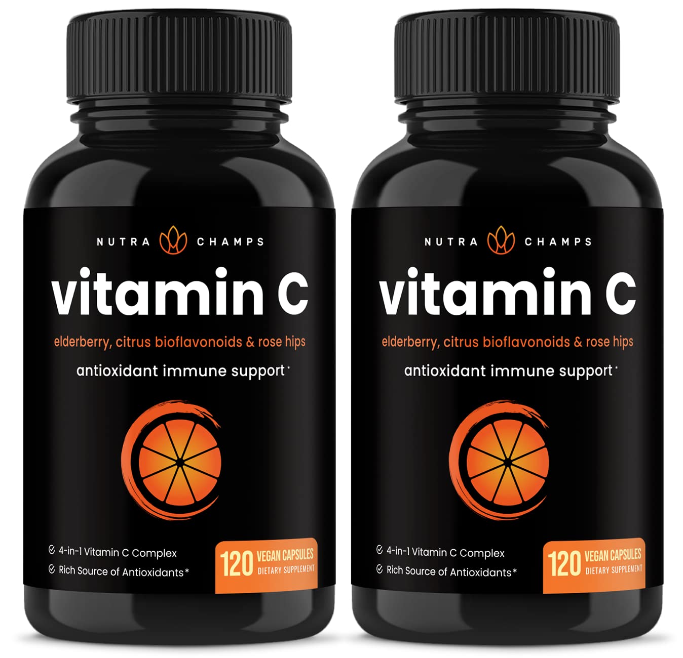 Foto 1 | Suplemento Nutrachamps De Vitamina C 1000 Mg Con Saúco 120 Cápsulas - Venta Internacional.