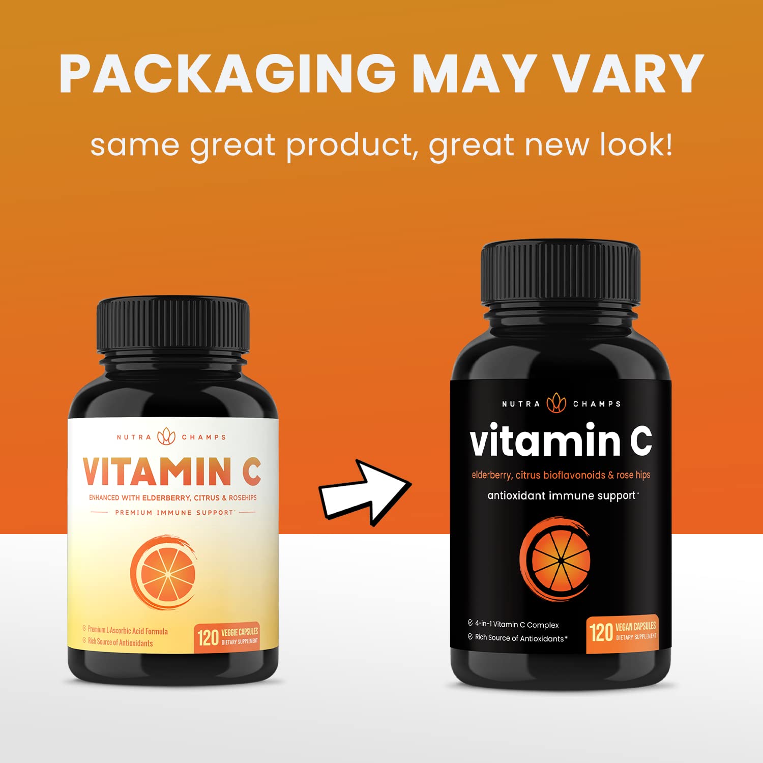 Foto 6 | Suplemento Nutrachamps De Vitamina C 1000 Mg Con Saúco 120 Cápsulas - Venta Internacional.