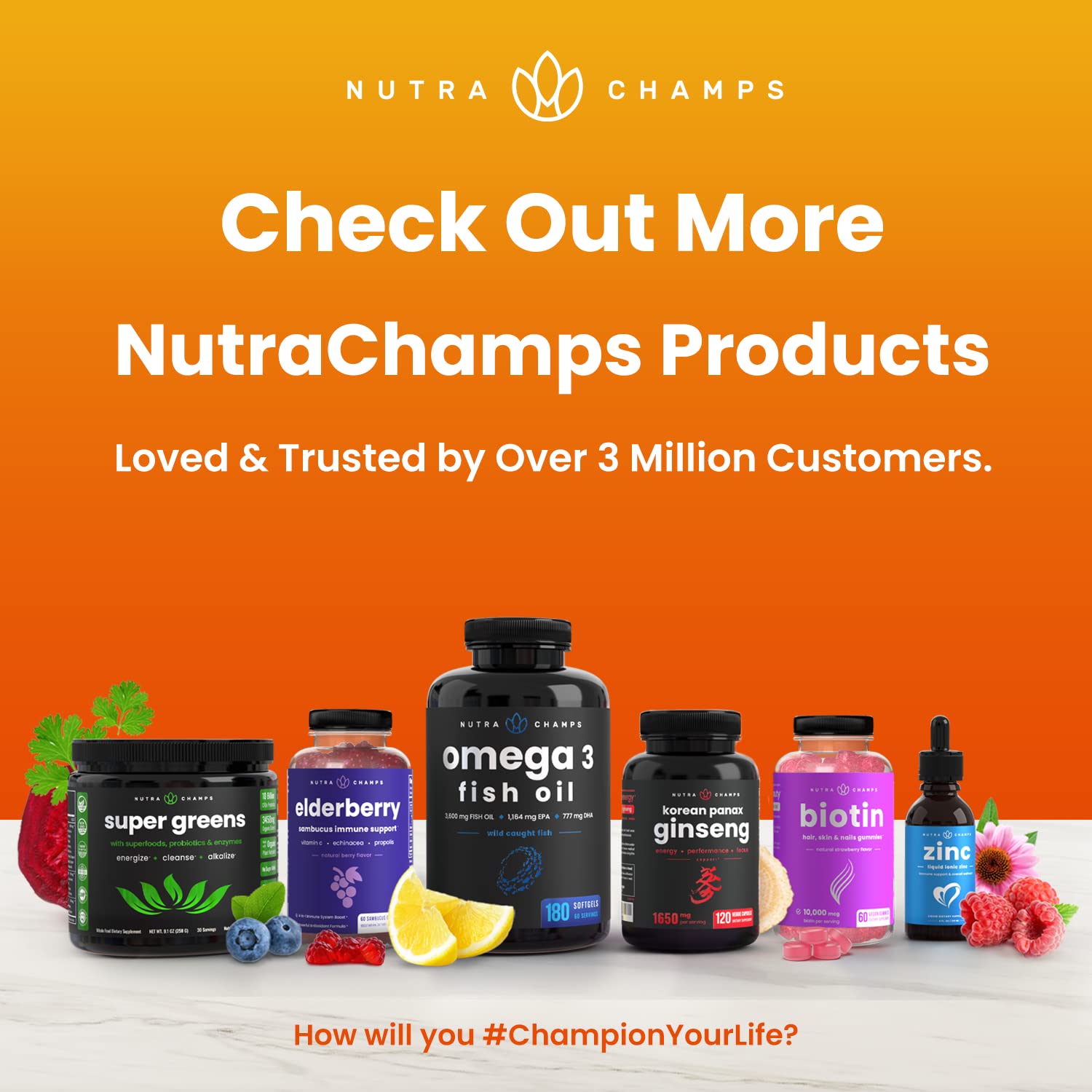 Foto 7 | Suplemento Nutrachamps De Vitamina C 1000 Mg Con Saúco 120 Cápsulas - Venta Internacional.