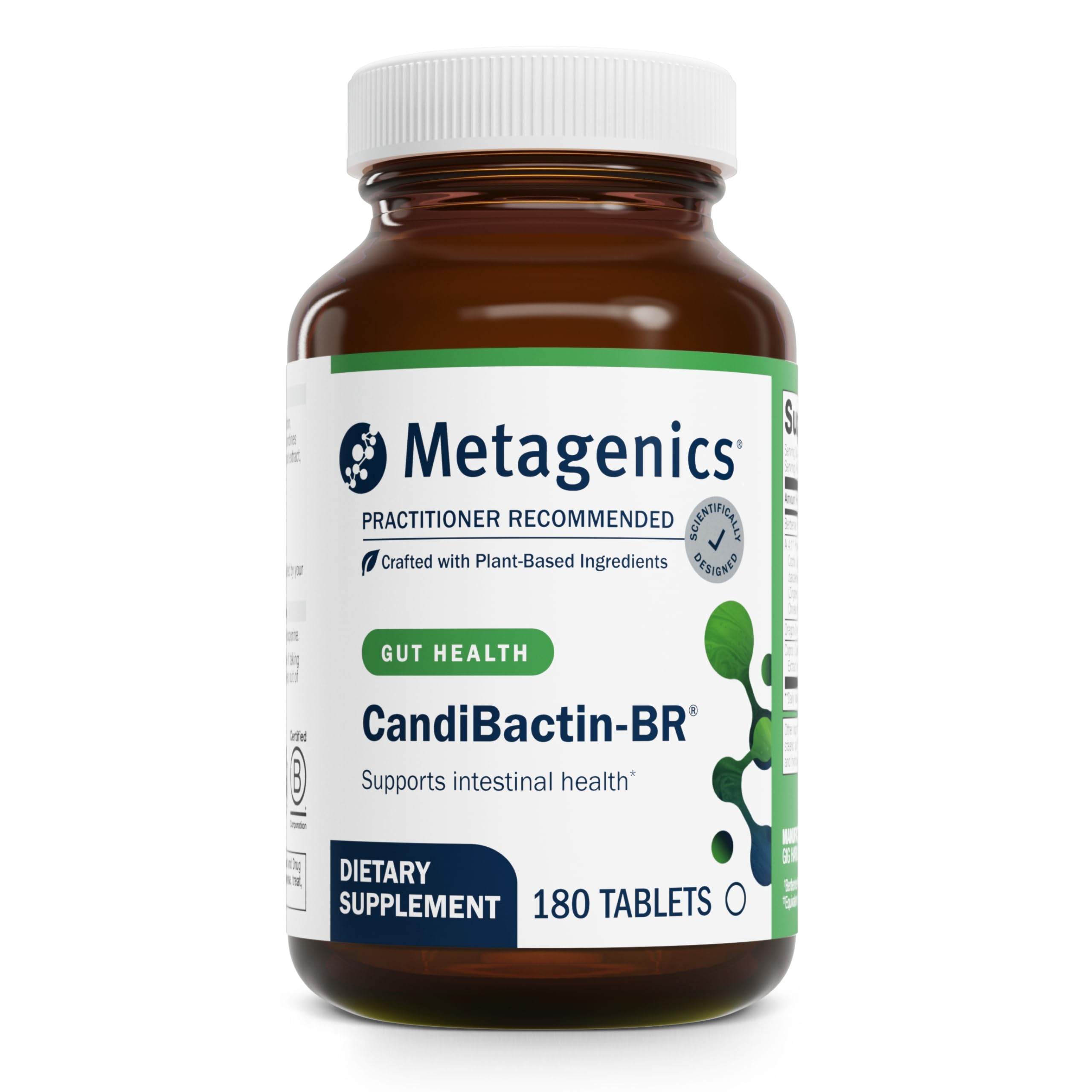 Foto 2 pulgar | Suplemento Metagenics Candibactin-br Berberine 180 Comprimidos - Venta Internacional