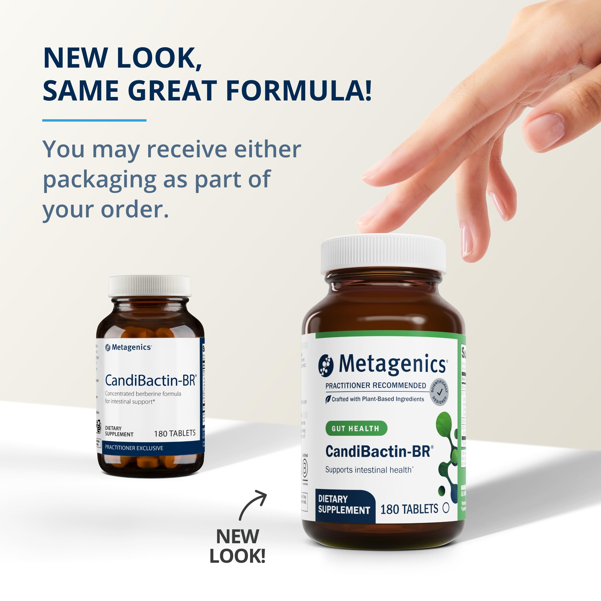 Foto 3 | Suplemento Metagenics Candibactin-br Berberine 180 Comprimidos - Venta Internacional