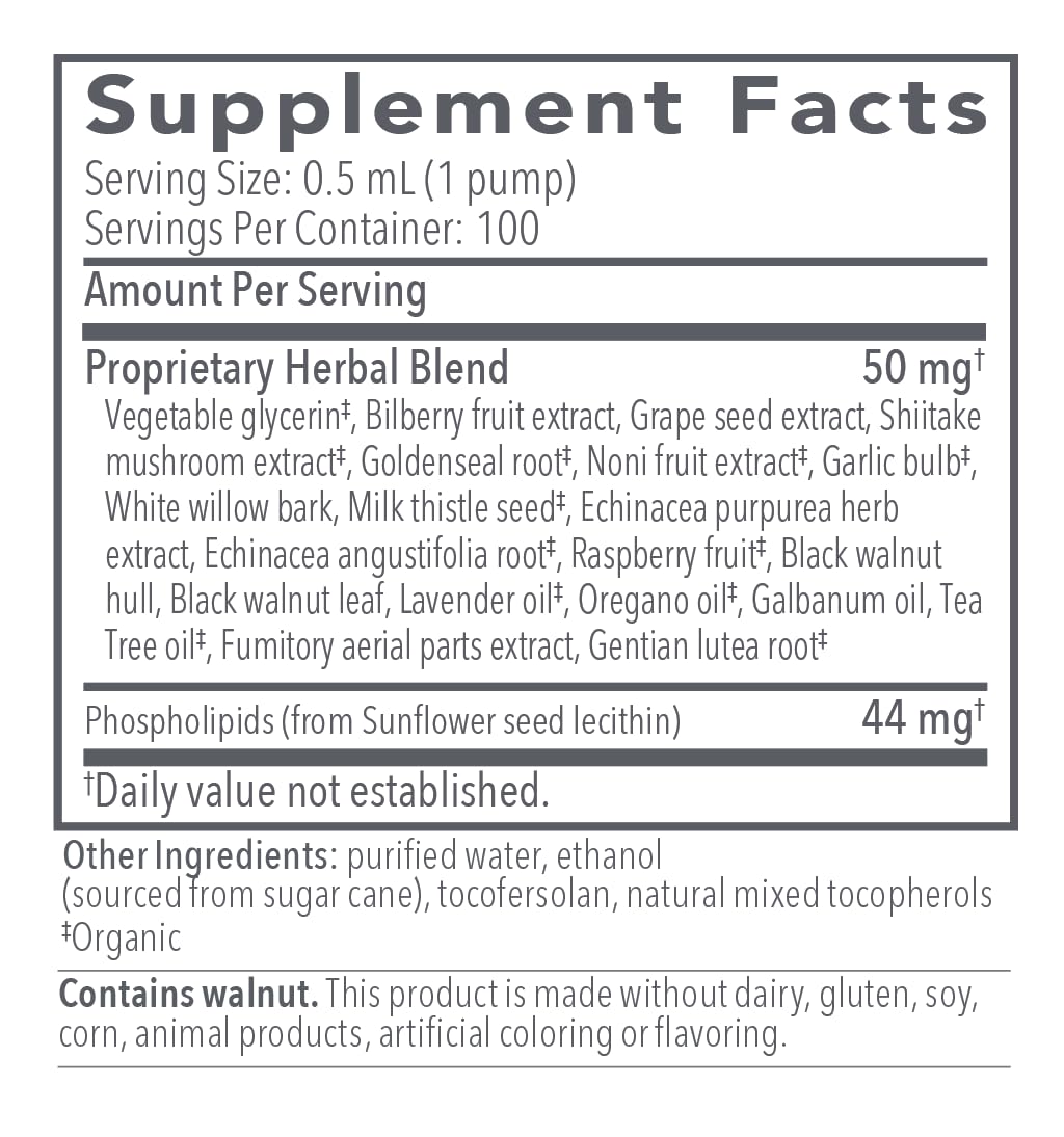 Foto 6 pulgar | Suplemento Bio-botanical Research Biocidin Gut Cleanse, 50 Ml - Venta Internacional.