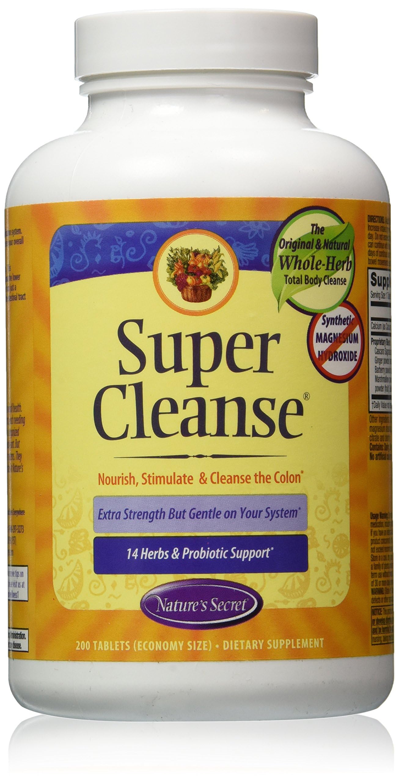Foto 1 | Suplemento Nature's Secret Super Cleanse 200 Tabletas - Venta Internacional