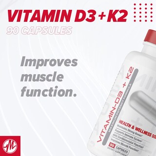 Foto 6 | Suplemento Metabólico Vitamina D3 + K2 7000 Ui 90 Cápsulas - Venta Internacional