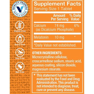 Foto 4 | Suplemento The Vitamin Shoppe Melatonina 10 Mg 60 Comprimidos - Venta Internacional