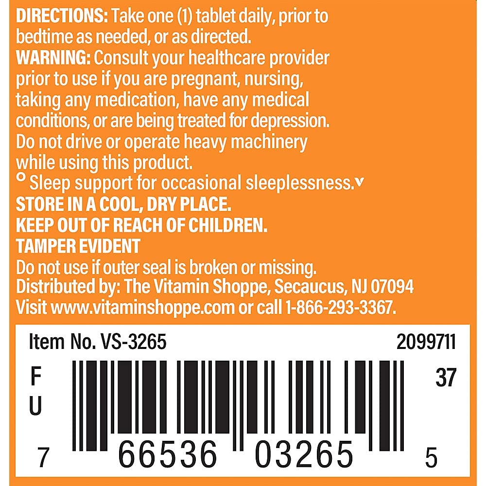 Foto 5 | Suplemento The Vitamin Shoppe Melatonina 10 Mg 60 Comprimidos - Venta Internacional