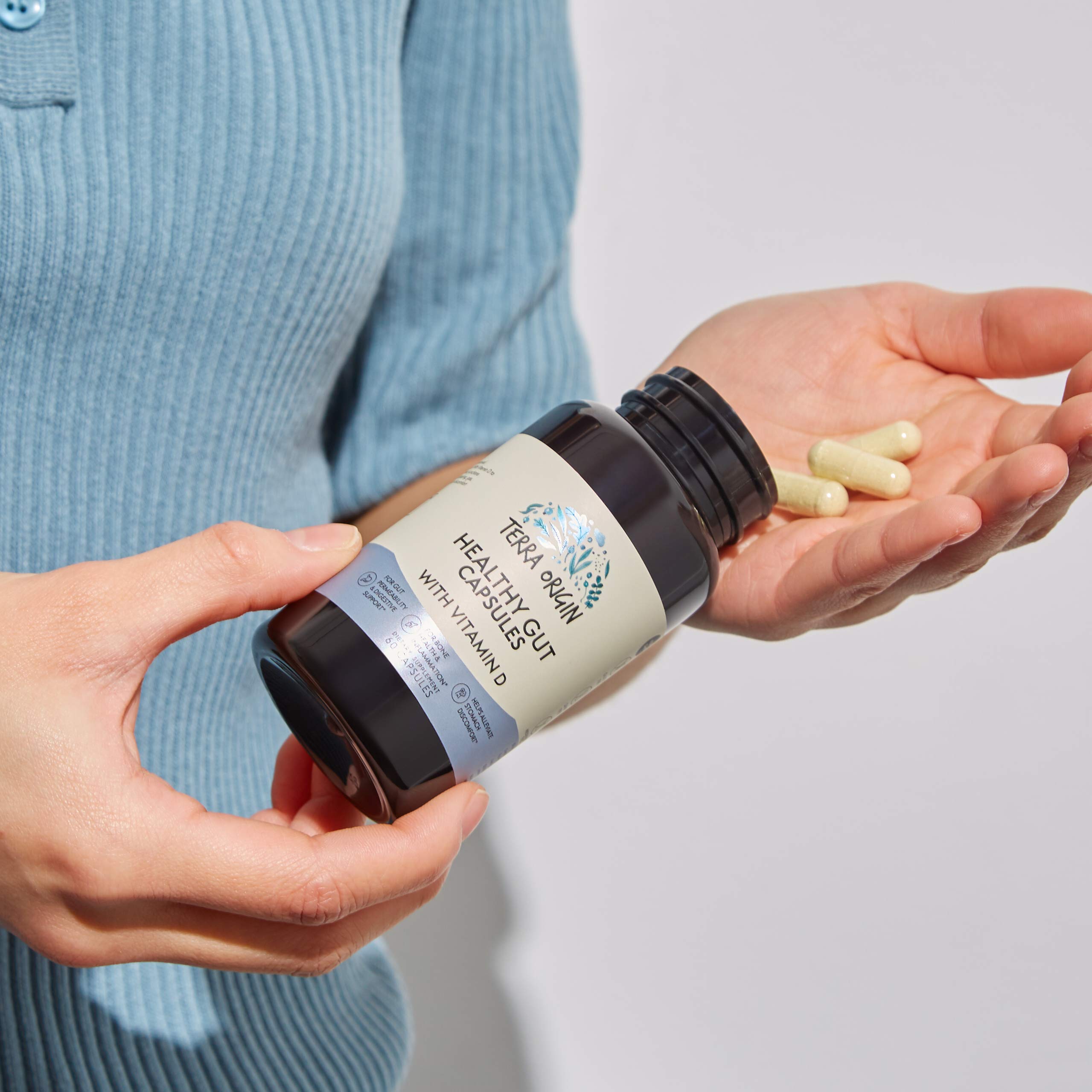 Foto 4 pulgar | Suplementos Terra Origin Healthy Gut Vitamina D 5000 Ui 60 Capsulas - Venta Internacional