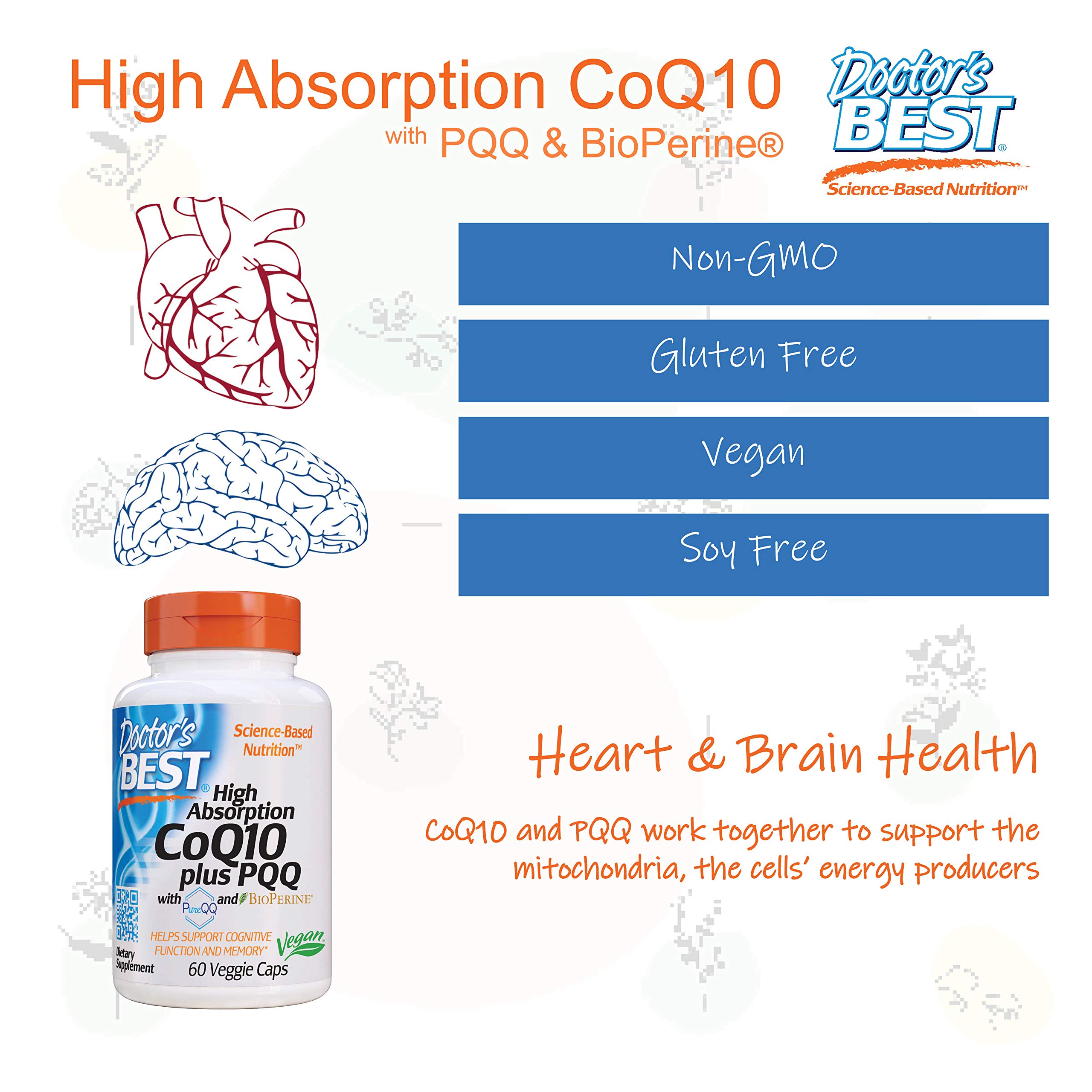 Foto 6 | Supplement Doctor's Best Coq10 Plus Pqq 60 Cápsulas - Venta Internacional