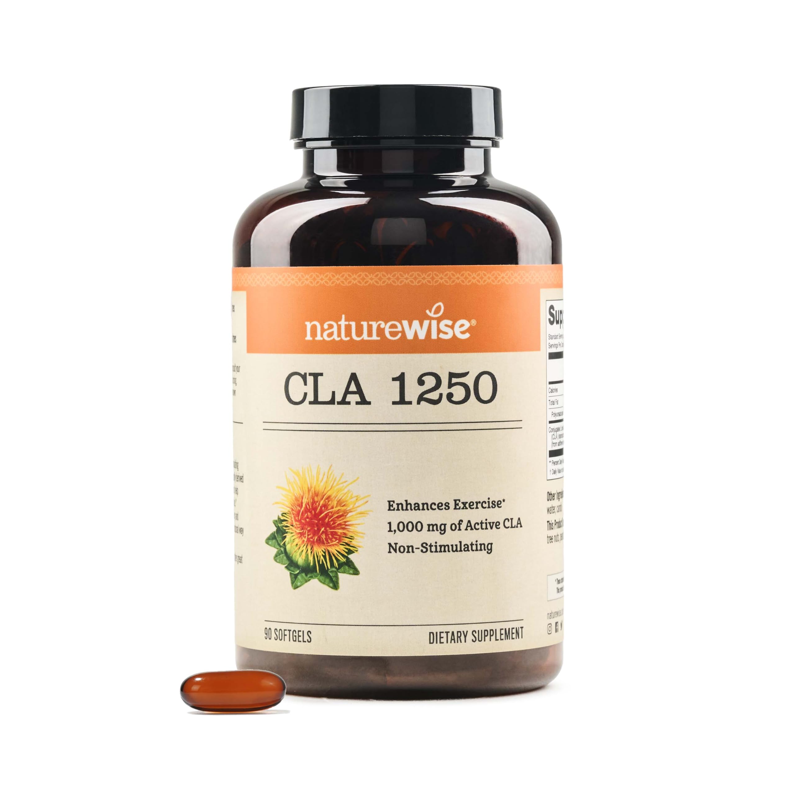 Foto 1 | Suplemento Ácido Linoleico Conjugado Naturewise Cla 1250 90 Cápsulas - Venta Internacional
