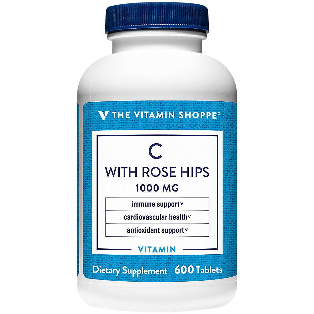 Foto 3 pulgar | Suplemento Rose Hips Vitamin Shoppe C-1000 600 Tabletas - Venta Internacional