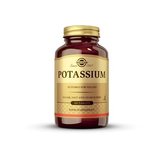 Foto 1 | Suplemento Solgar Potassium 100 Tabletas Para La Salud De Los Nervios Y Los Músculos - Venta Internacional.