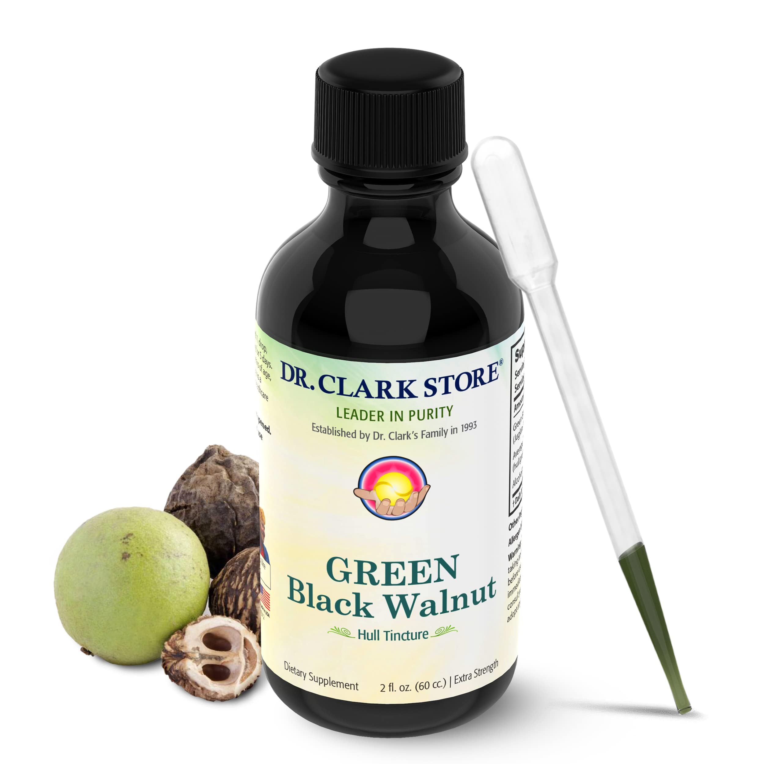 Foto 1 | Suplemento Dr. Clark Store: Tintura De Nogal Negro Verde, 60 Ml - Venta Internacional.