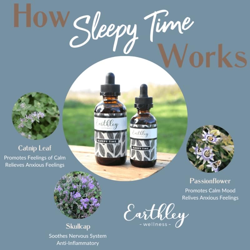 Foto 3 pulgar | Extracto De Hierbas Earthley Wellness Sleepy Time 30 Ml - Venta Internacional.