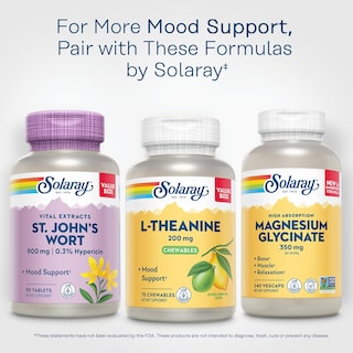 Foto 6 | Suplemento Solaray L De Teanina 200 Mg Con Vitamina B6 30 Comprimidos Masticables - Venta Internacional.