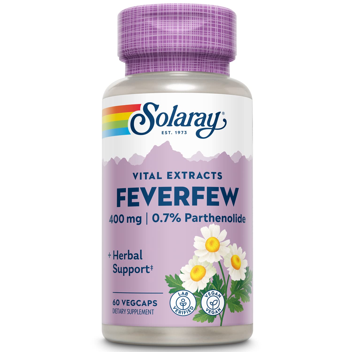 Foto 1 | Suplemento De Extracto De Matricaria Solaray, 400 Mg, 60 Cápsulas Vegetales - Venta Internacional.