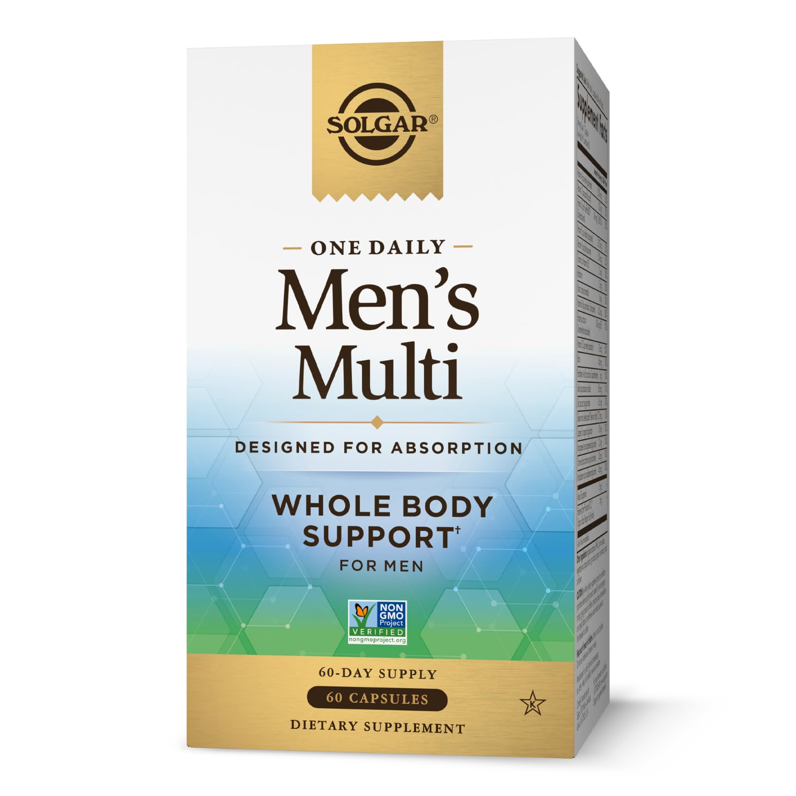 Foto 1 | Suplemento Multivitamínico Solgar One Daily Para Hombres, 60 Cápsulas - Venta Internacional.