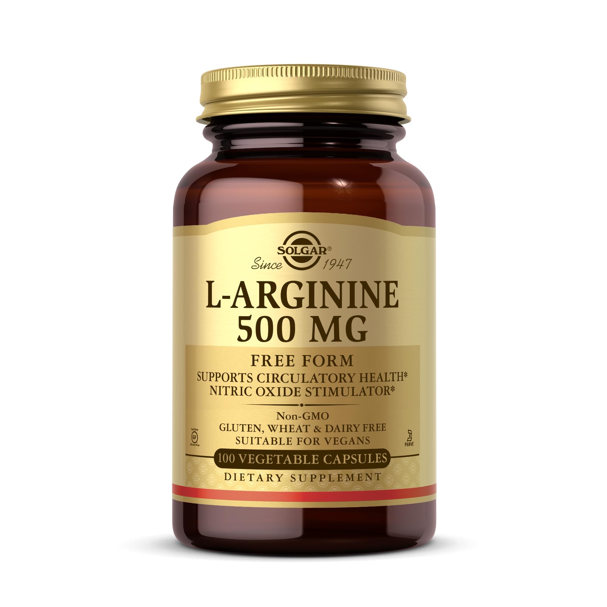 Foto 1 | Suplemento Solgar L-arginina 500 Mg 100 Cápsulas Vegetales - Venta Internacional.