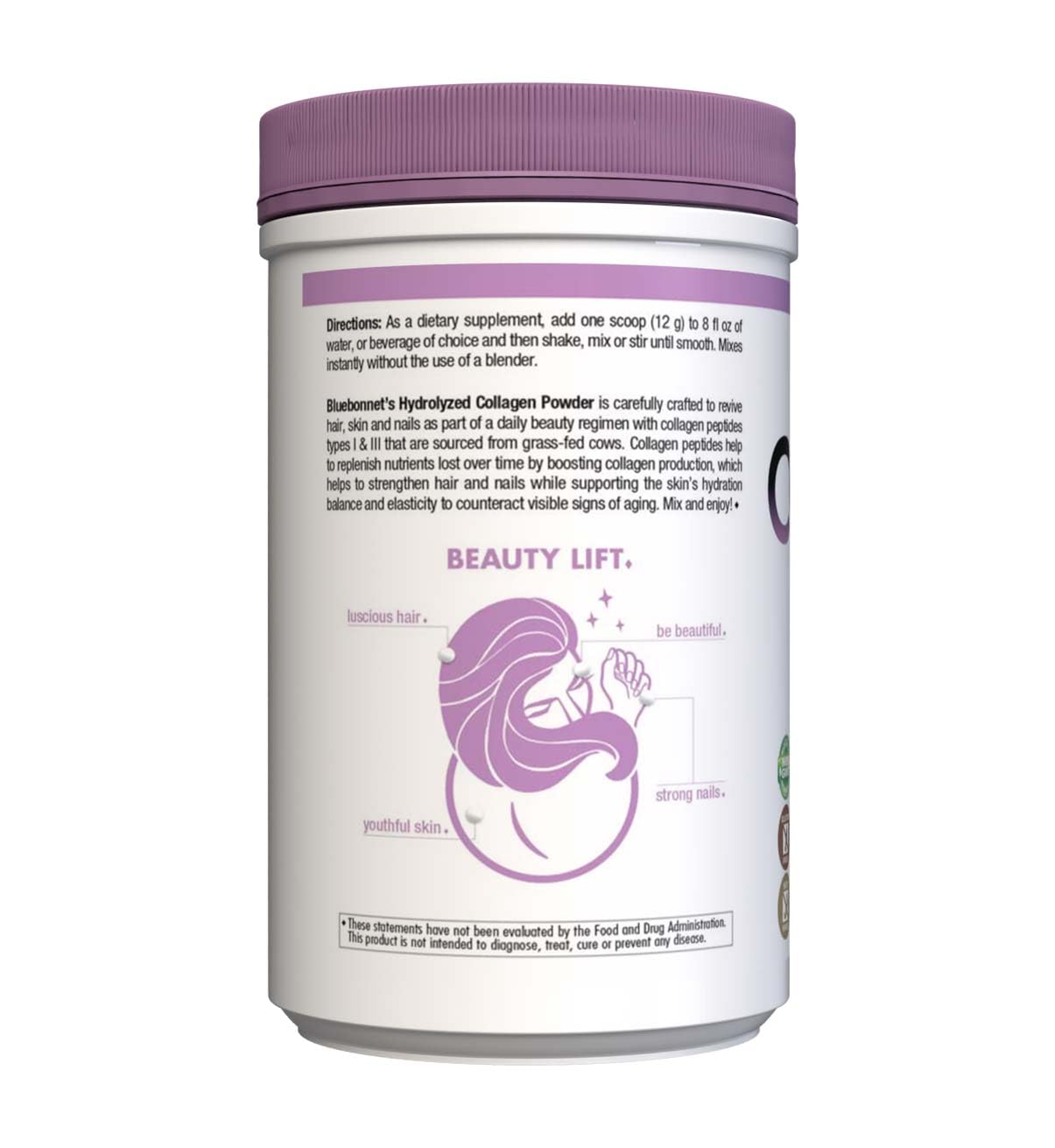 Foto 4 pulgar | Colágeno En Polvo Bluebonnet Nutrition Hidrolizado 300g - Venta Internacional.