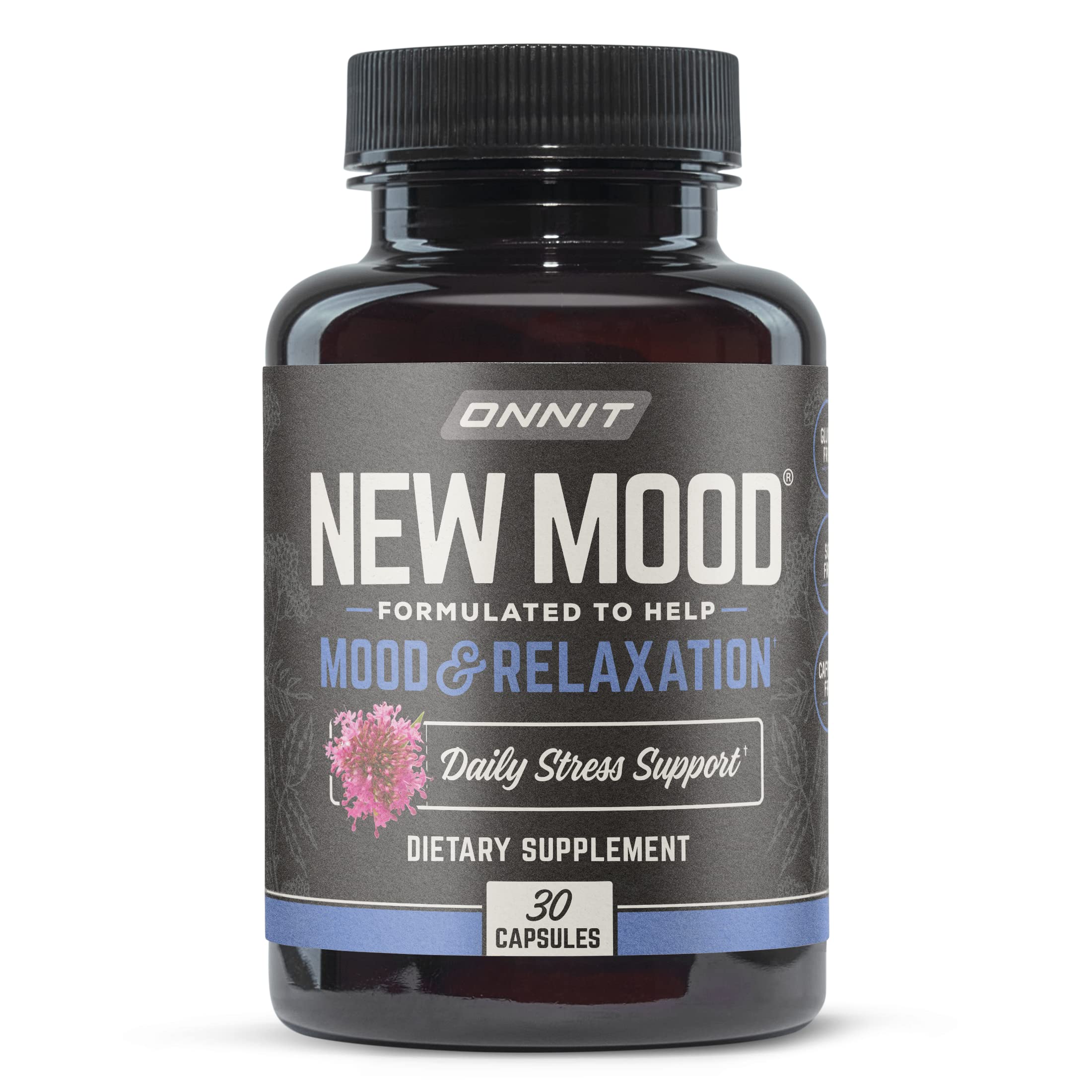 Foto 7 pulgar | Suplemento Onnit New Mood Para Aliviar El Estrés Y Ayudar A Dormir, 30 Unidades - Venta Internacional.