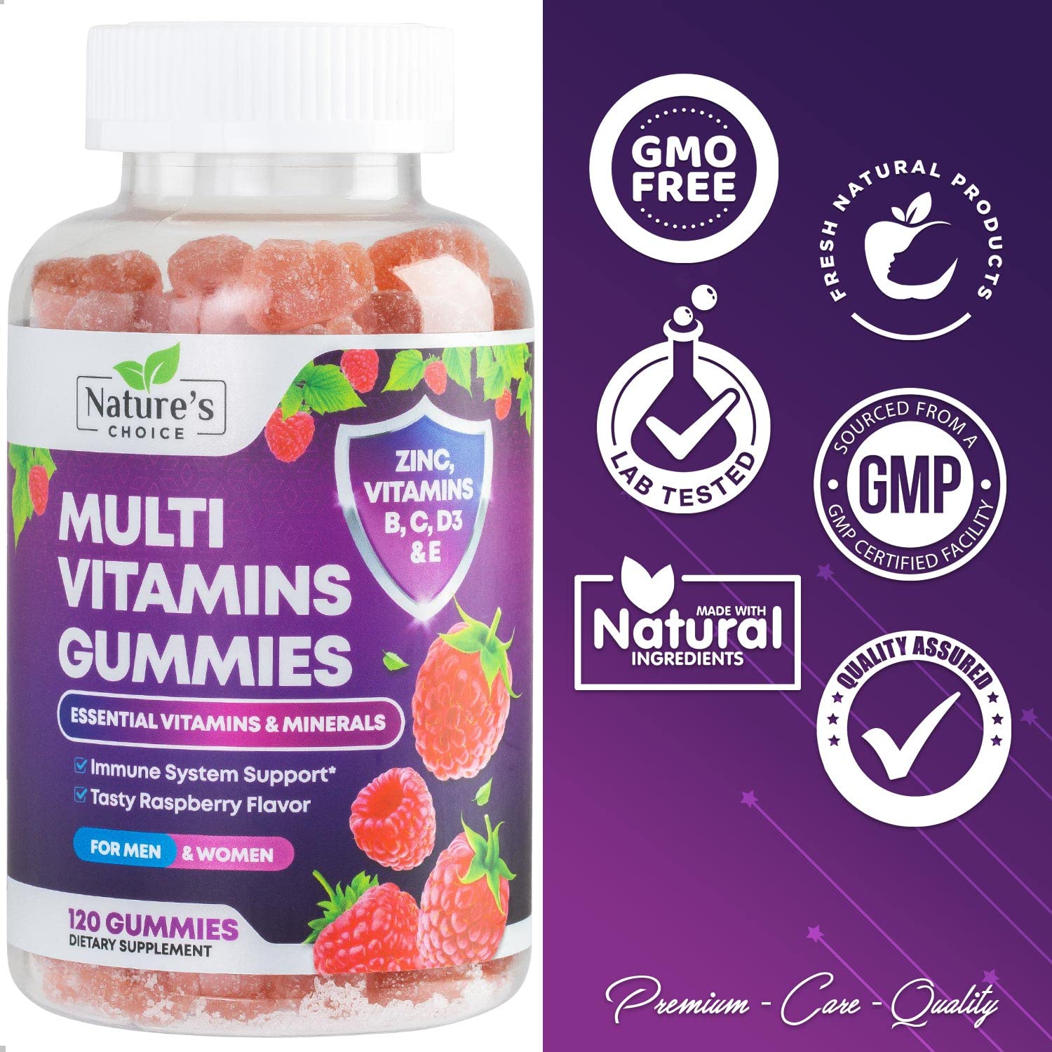 Foto 5 pulgar | Gomitas Multivitamínicas Nature's Choice Daily 120 Gomitas - Venta Internacional.
