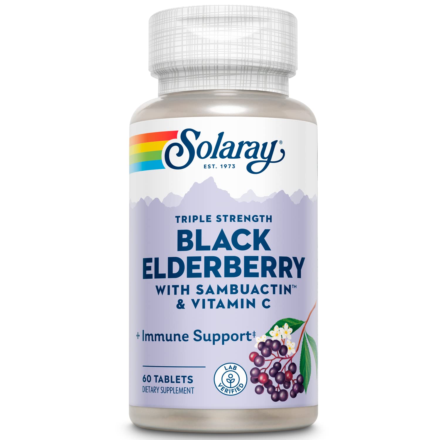Foto 2 pulgar | Suplemento Solaray De Triple Potencia, Sambuactina, 1200 Mg, 60 Tabletas - Venta Internacional.