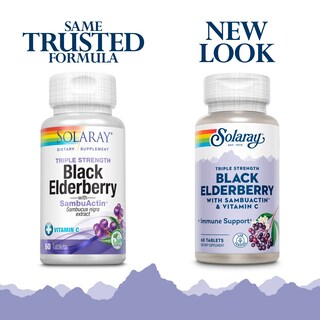 Foto 2 | Suplemento Solaray De Triple Potencia, Sambuactina, 1200 Mg, 60 Tabletas - Venta Internacional.