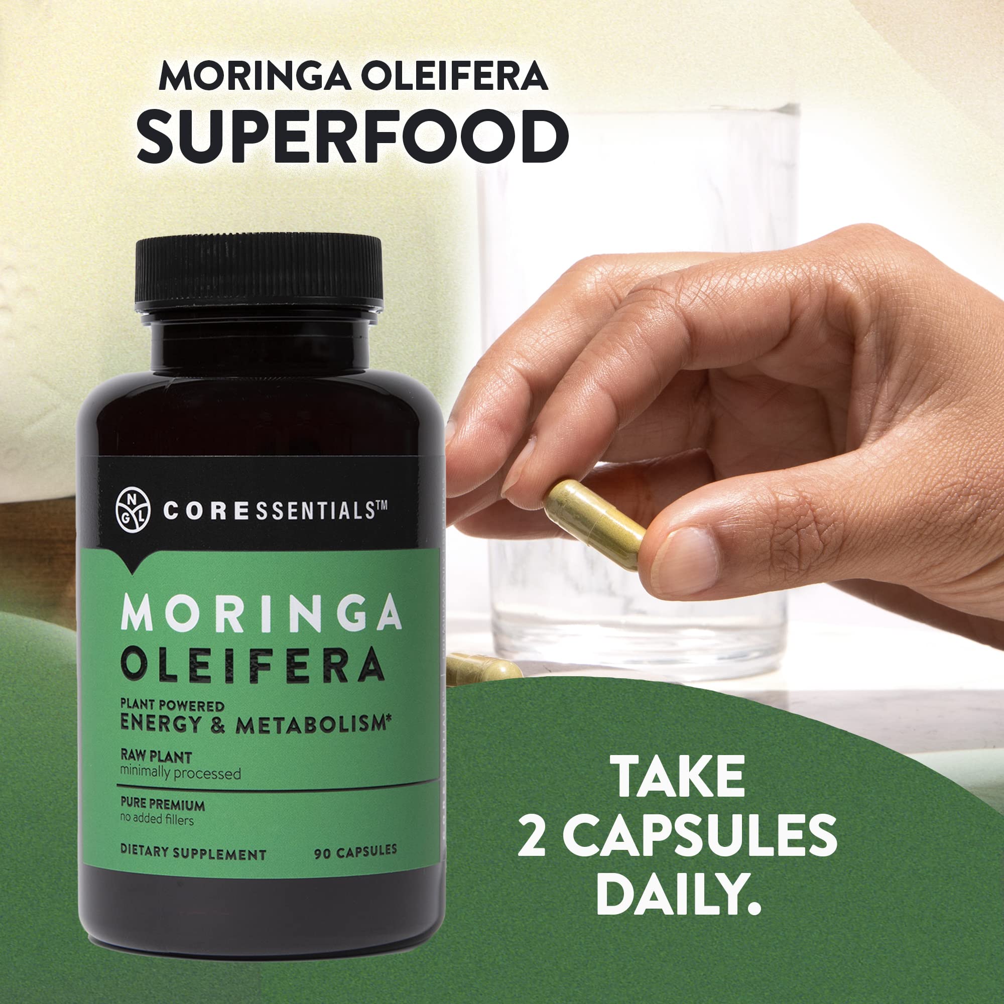 Foto 5 | Suplemento Ngl Moringa Capsules 1300 Mg Dietético 90 Cápsulas - Venta Internacional.