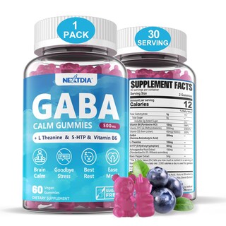 Foto 1 | Suplemento De Gaba Nextdia Gummies 500 Mg Sin Azúcar, 1 Paquete - Venta Internacional.