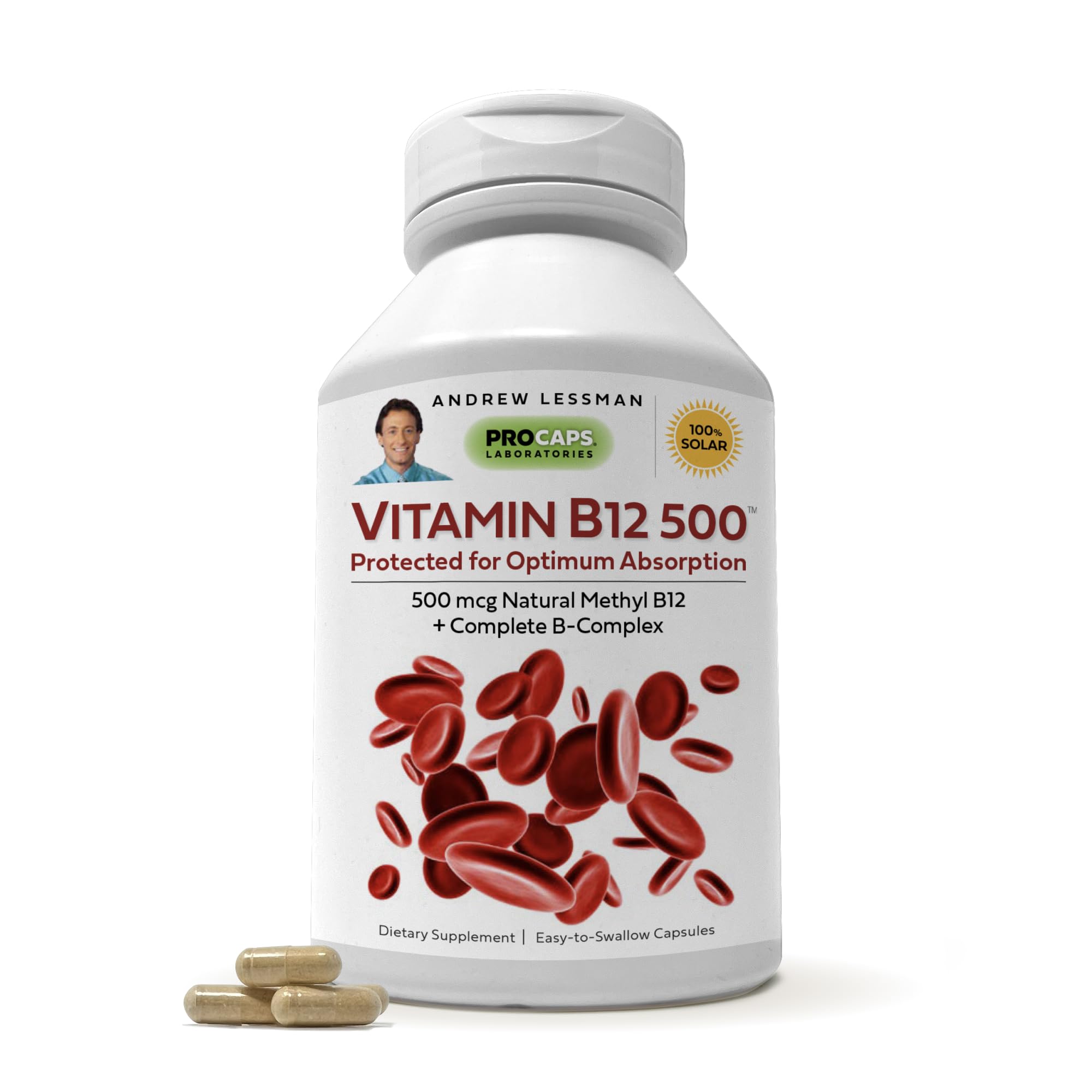 Foto 1 | Suplemento Andrew Lessman Vitamina B12 500 60 Cápsulas - Venta Internacional.