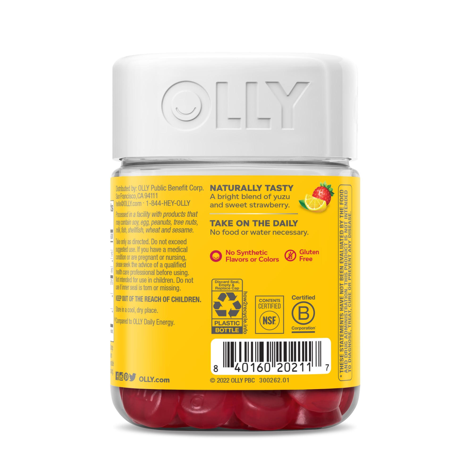 Foto 8 pulgar | Suplemento Olly Extra Strength Daily Energy Gommy, 60 Unidades - Venta Internacional.
