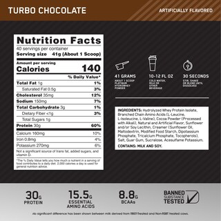 Foto 3 | Proteína En Polvo Optimum Nutrition Platinum Hydrowhey 1,64 Kg - Venta Internacional.