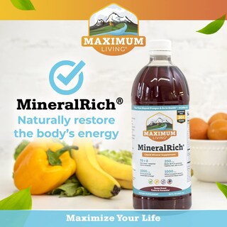 Foto 6 | Suplemento Maximum Living Mineralrich Minerals, 32 Onzas - Venta Internacional.
