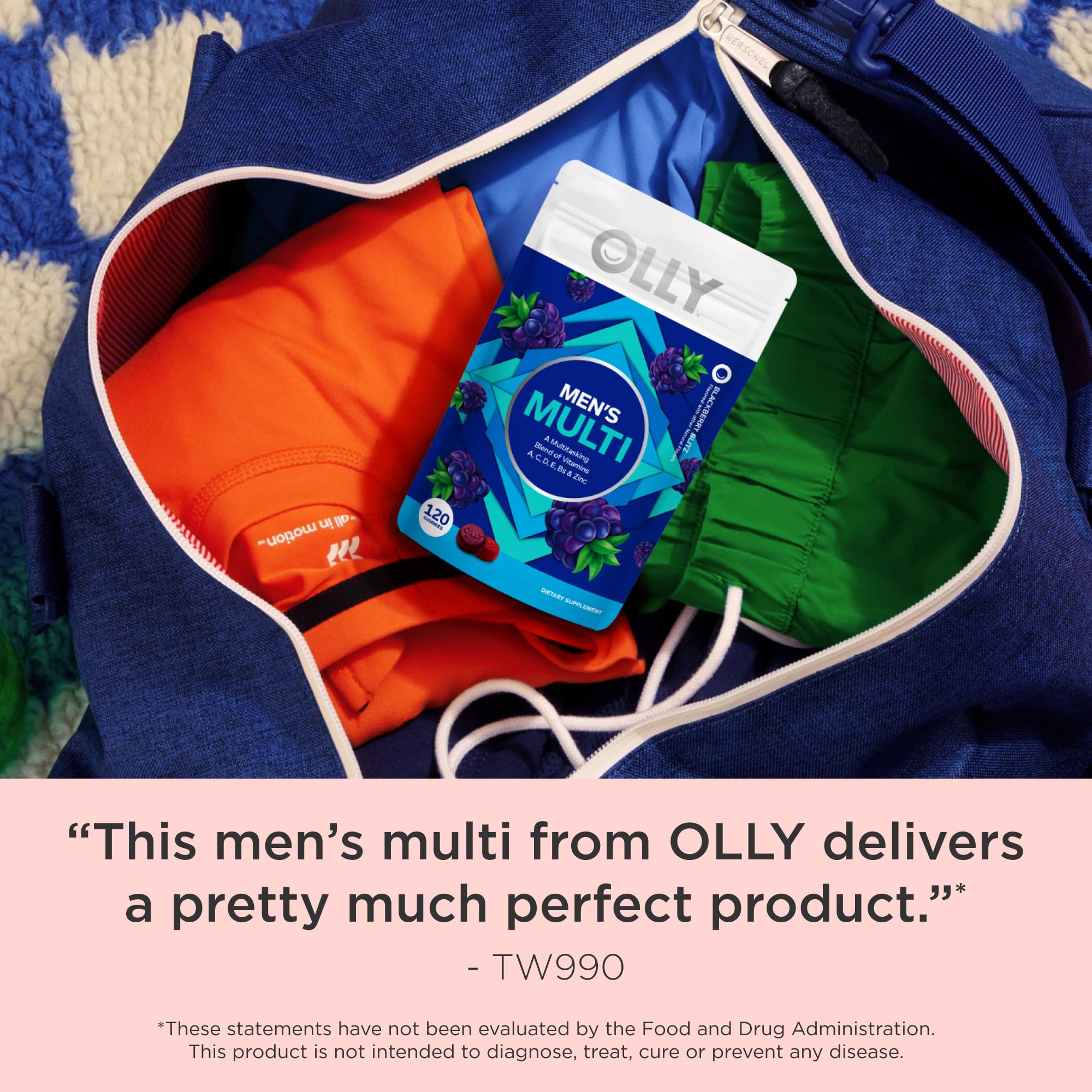 Foto 7 pulgar | Gominolas Multivitamínicas Olly Para Hombre, Apoyo Inmunológico, 120 Unidades - Venta Internacional.