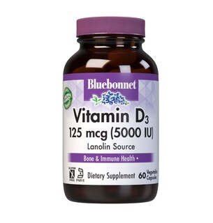 Foto 1 | Suplemento Bluebonnet Nutrition De Vitamina D3 5000 Ui 60 Cápsulas - Venta Internacional.