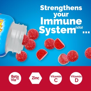 Foto 3 | Suplemento Emergen-c Immune+ Immune Gummies 45 Raspberry - Venta Internacional.