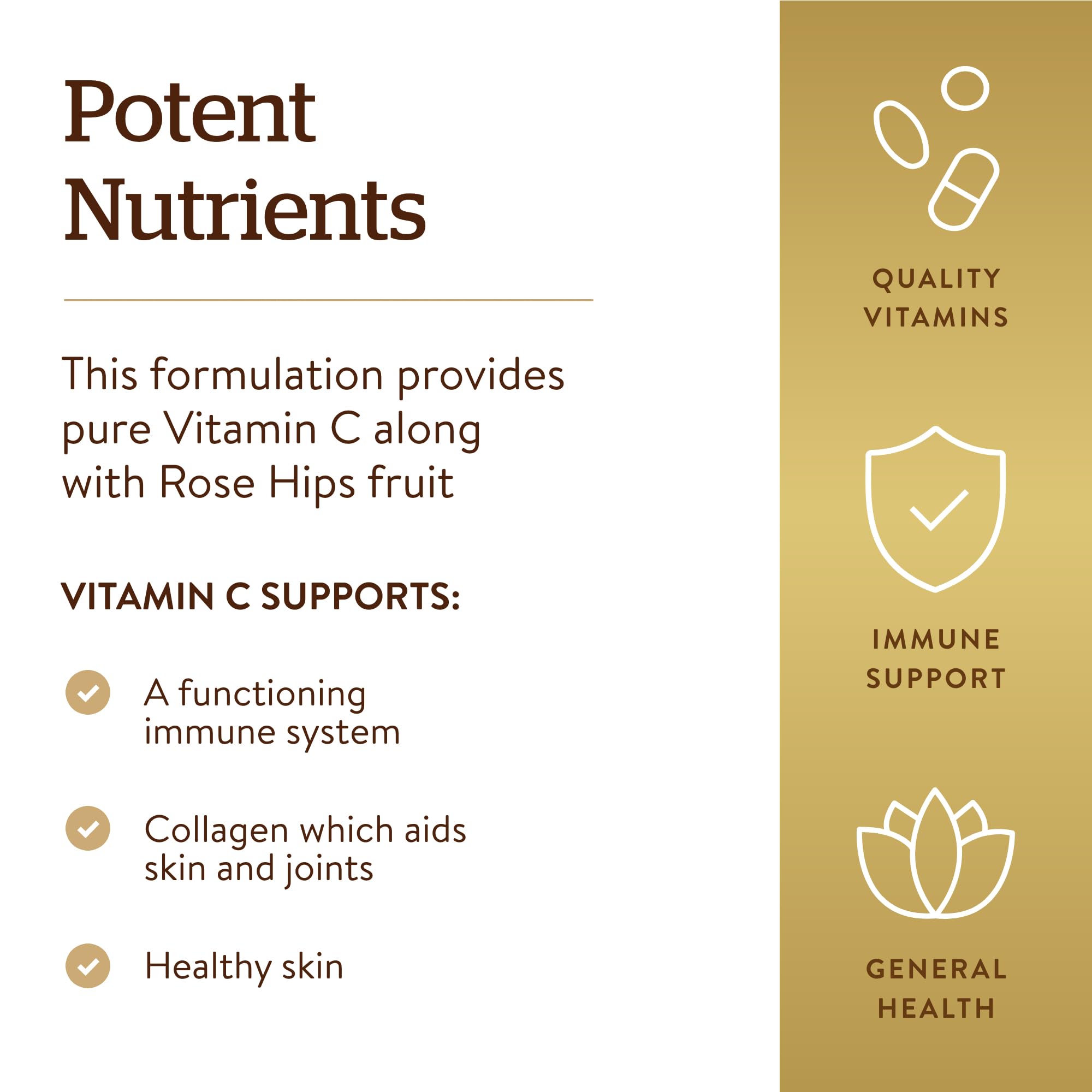 Foto 5 pulgar | Suplemento Solgar De Vitamina C 1500 Mg Con Rosa Mosqueta 180 Tabletas - Venta Internacional.