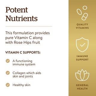 Foto 4 | Suplemento Solgar De Vitamina C 1500 Mg Con Rosa Mosqueta 180 Tabletas - Venta Internacional.