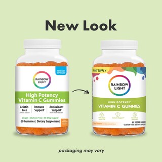 Foto 2 | Suplemento Gomoso Rainbow Light, Vitamina C De Alta Potencia, 250 Mg - Venta Internacional.