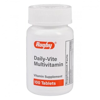 Foto 1 | Multivitamínico Supplement Rugby Daily-vite 100 Comprimidos (paquete De 2) - Venta Internacional.