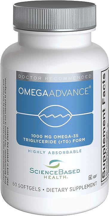 Foto 2 pulgar | Suplemento De Aceite De Pescado Omega-3 Omegaadvance 1000 Mg 60 Cápsulas Blandas - Venta Internacional.