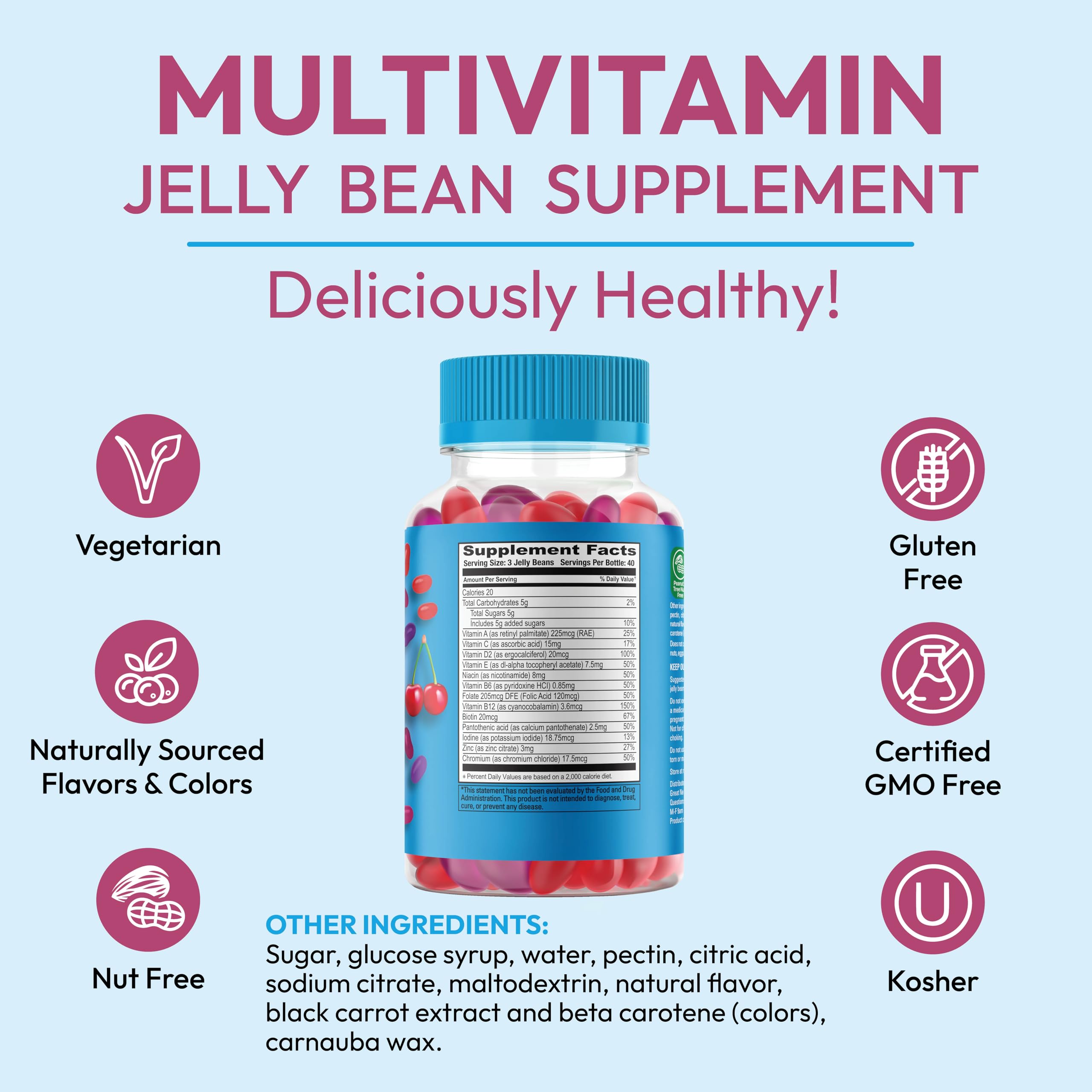 Foto 8 pulgar | Suplementos: Gomitas Multivitamínicas Con Forma De Jalea Human Beanz 120 - Venta Internacional.