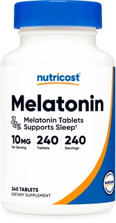 Foto 1 | Suplemento Nutricost Melatonina 10 Mg 240 Comprimidos Sin Ogm - Venta Internacional.