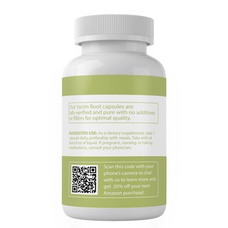 Foto 2 | Suplementos Dietéticos Ingredientes Puros Originales Raíz De Yacón 100 Cápsulas - Venta Internacional.