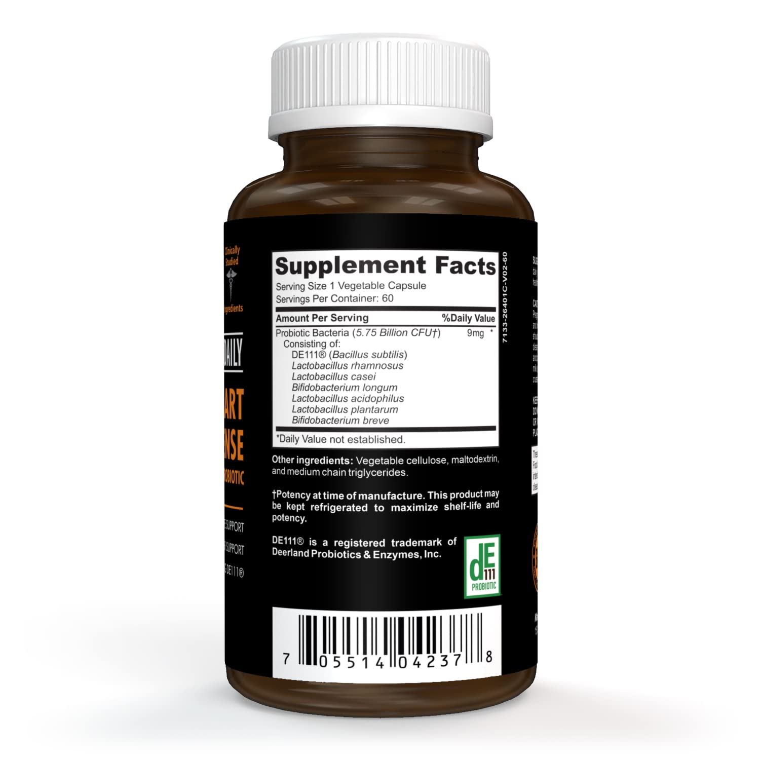 Foto 5 pulgar | Probiotic Clinical Daily Smart Defense Mega Spore 60 Cápsulas - Venta Internacional.