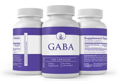 Foto 4 | Suplementos Dietéticos Ingredientes Originales Puros Gaba 100 Cápsulas - Venta Internacional.