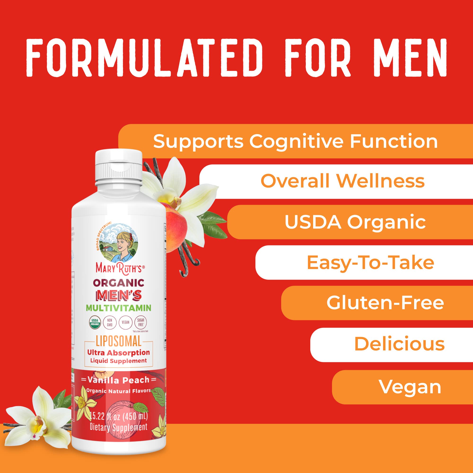 Foto 4 pulgar | Suplemento De Vitamina Orgánica Maryruth Para Hombres, 450 Ml - Venta Internacional.