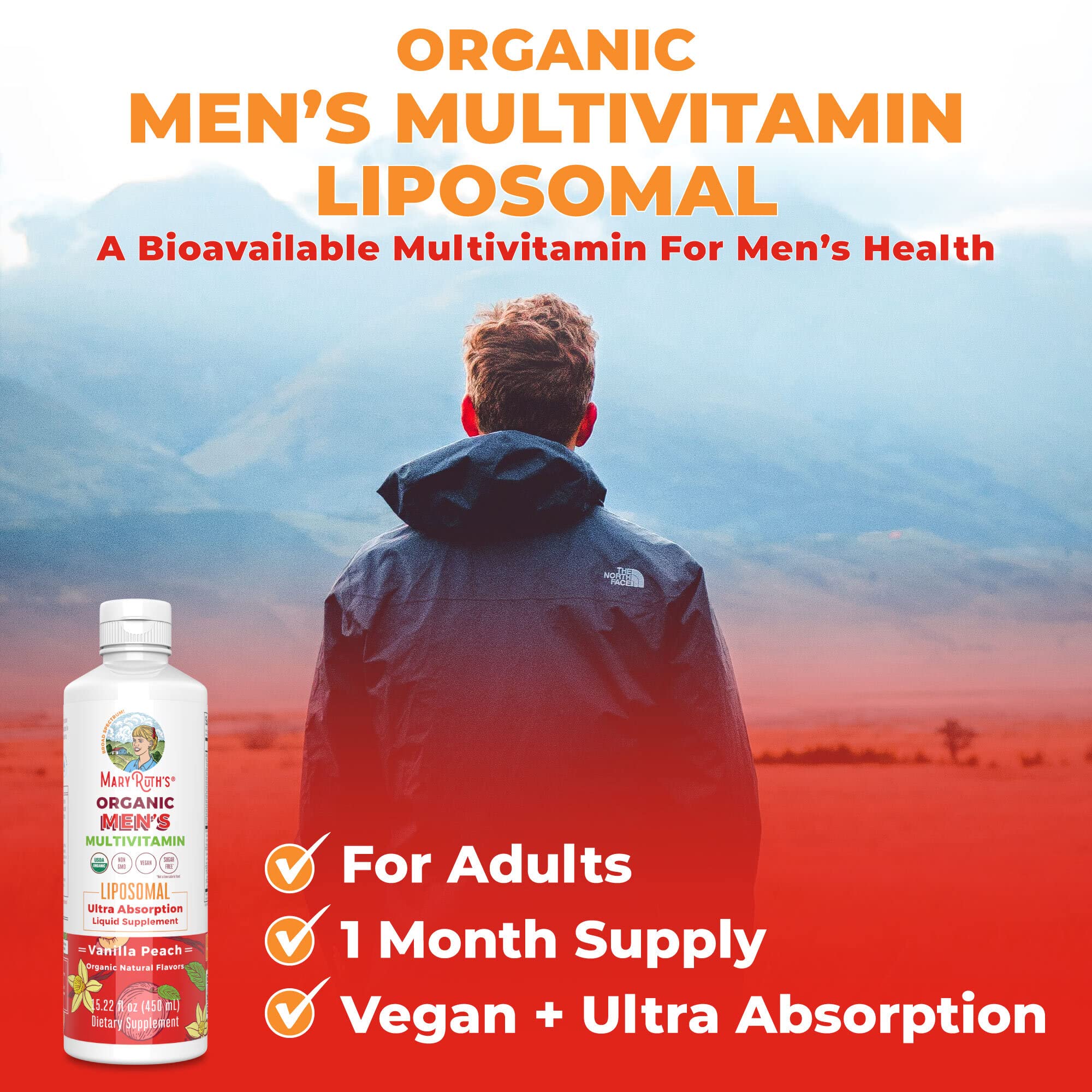 Foto 8 pulgar | Suplemento De Vitamina Orgánica Maryruth Para Hombres, 450 Ml - Venta Internacional.