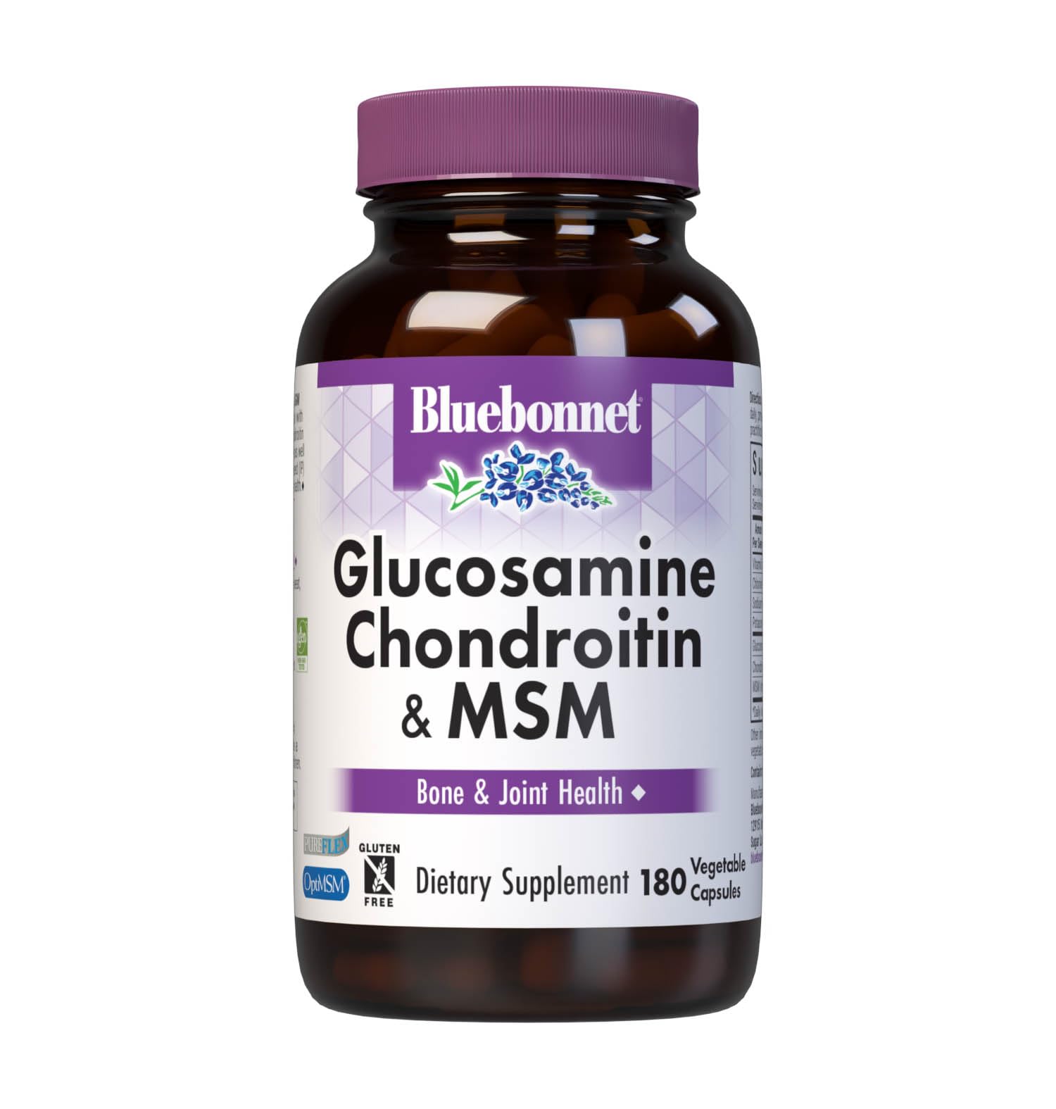 Suplemento Bluebonnet Nutrition, Glucosamina Y Condroitina, 180 Cápsulas - Venta Internacional.